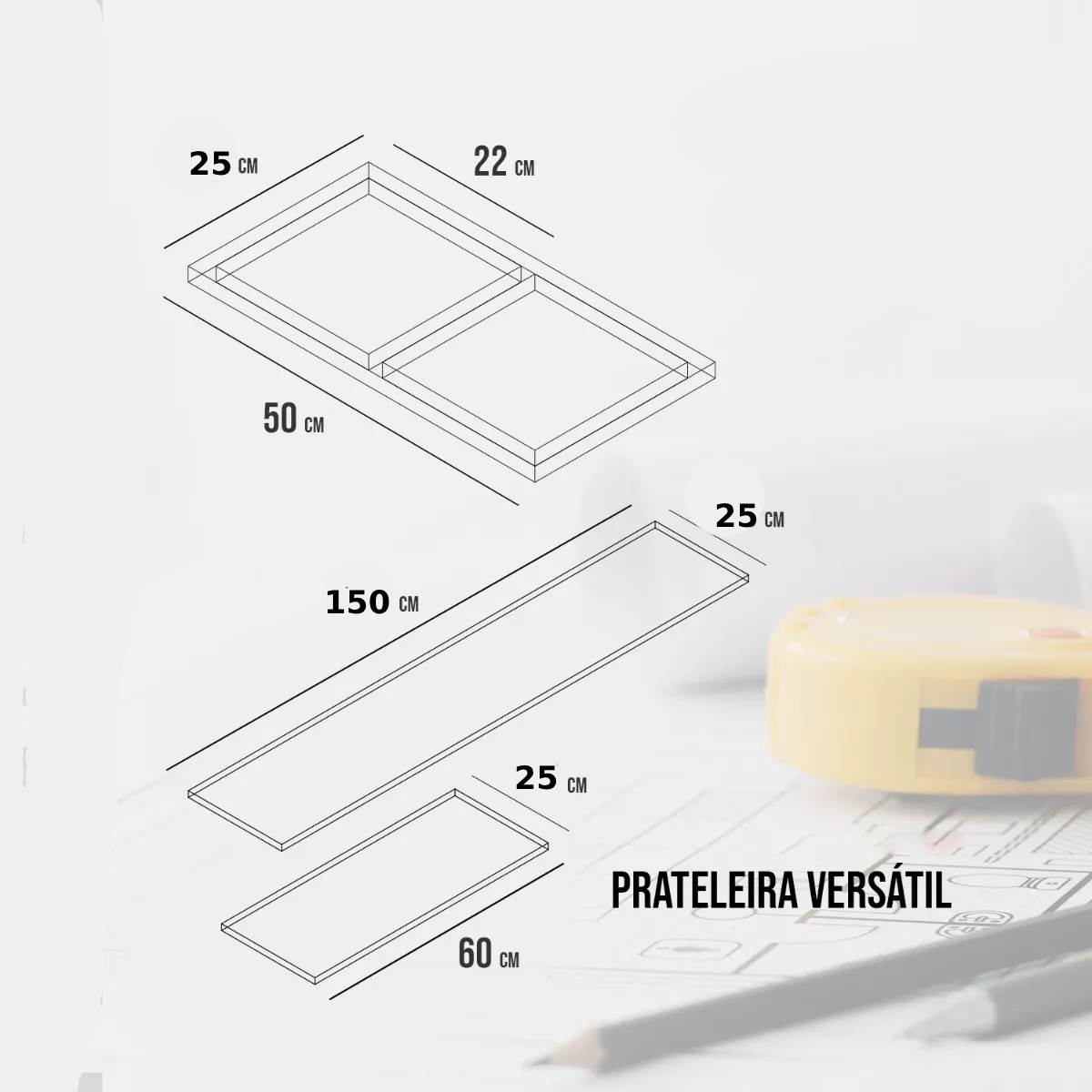 PRATELEIRA INDUSTRIAL MESS PAREDE OU SUSPENSA