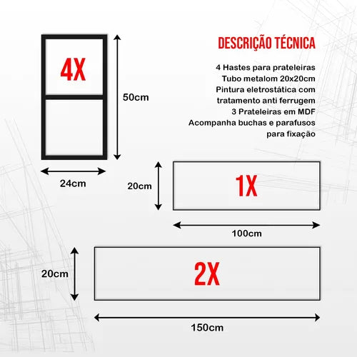 PRATELEIRA INDUSTRIAL PAREDE BARR 02